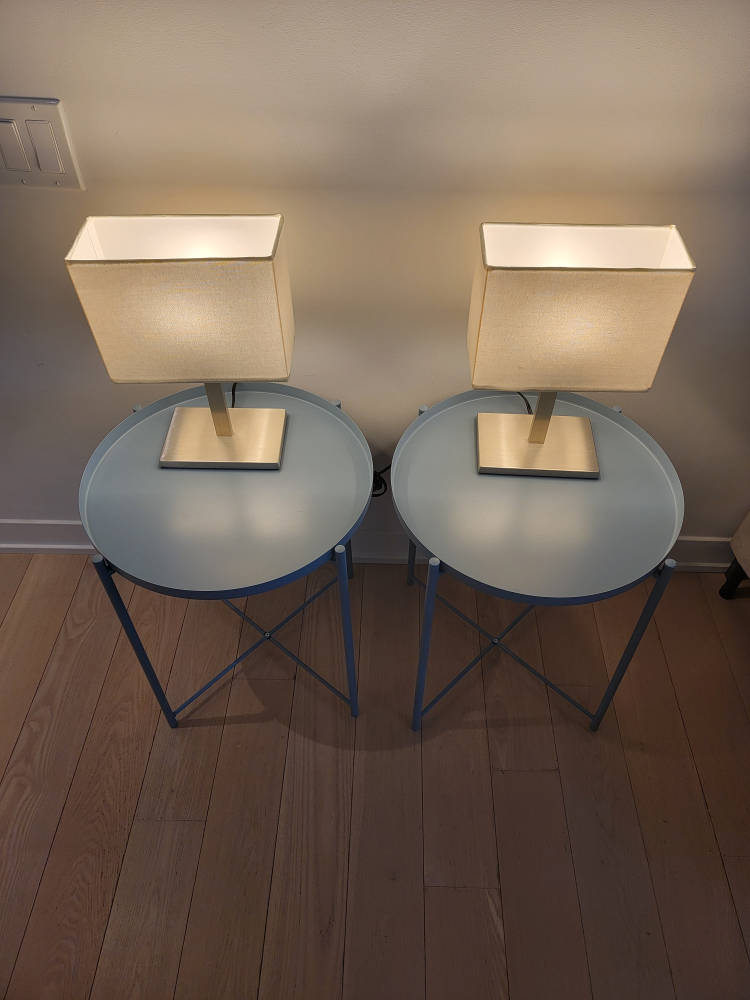 Nightstand + lamp set - photo 2