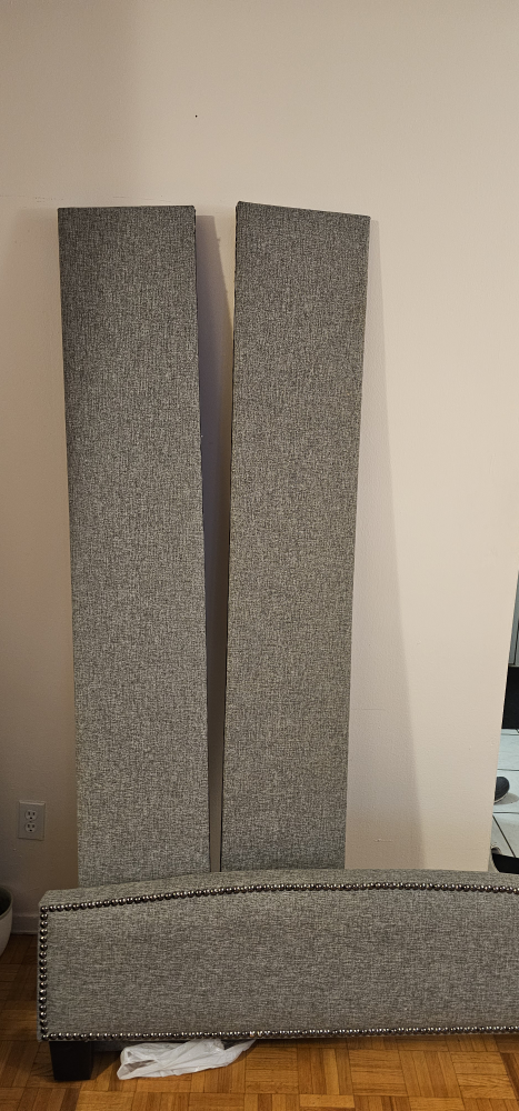 Used grey platform bed in very good condition - photo 4