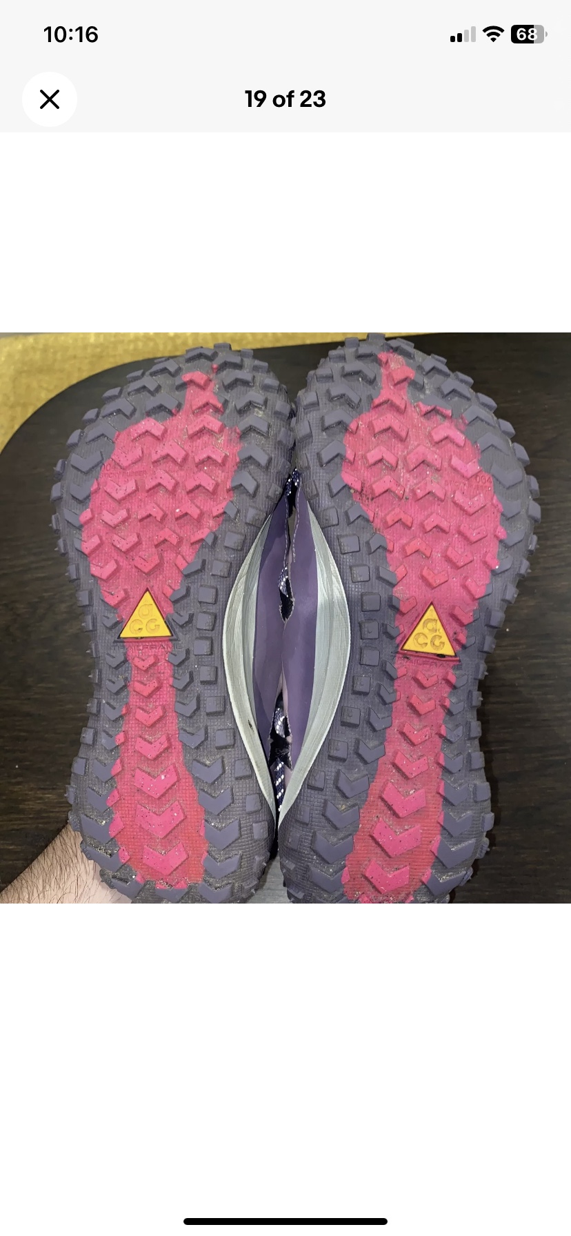 Nike ACG Mountain Fly Low Canyon Purple M Size 7.5 DQ1979-500 image indicator(8)