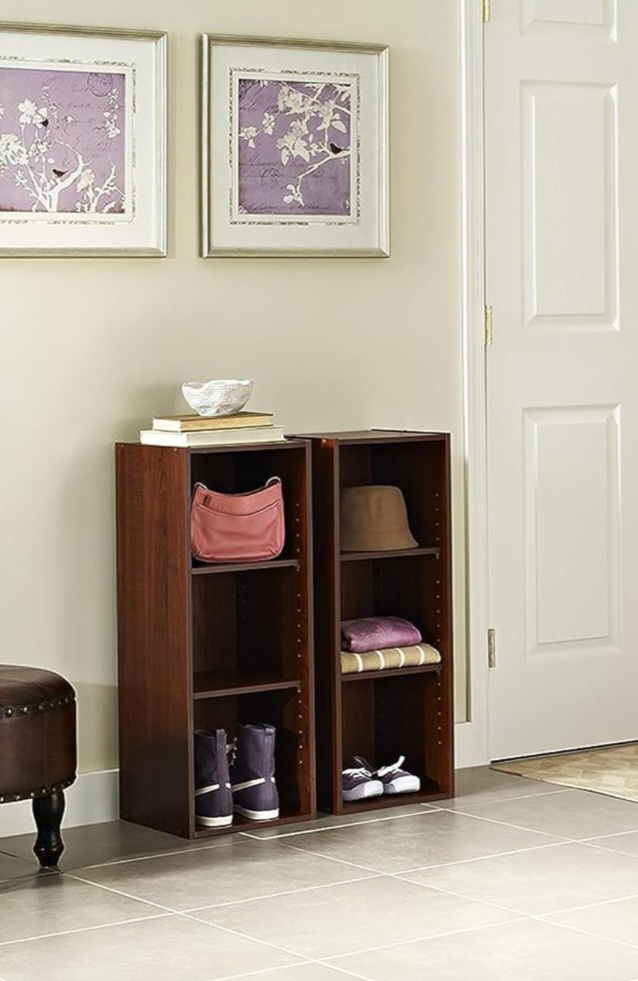 ClosetMaid  3 Shelf Organizers Dark Cherry $30 Each image indicator(2)