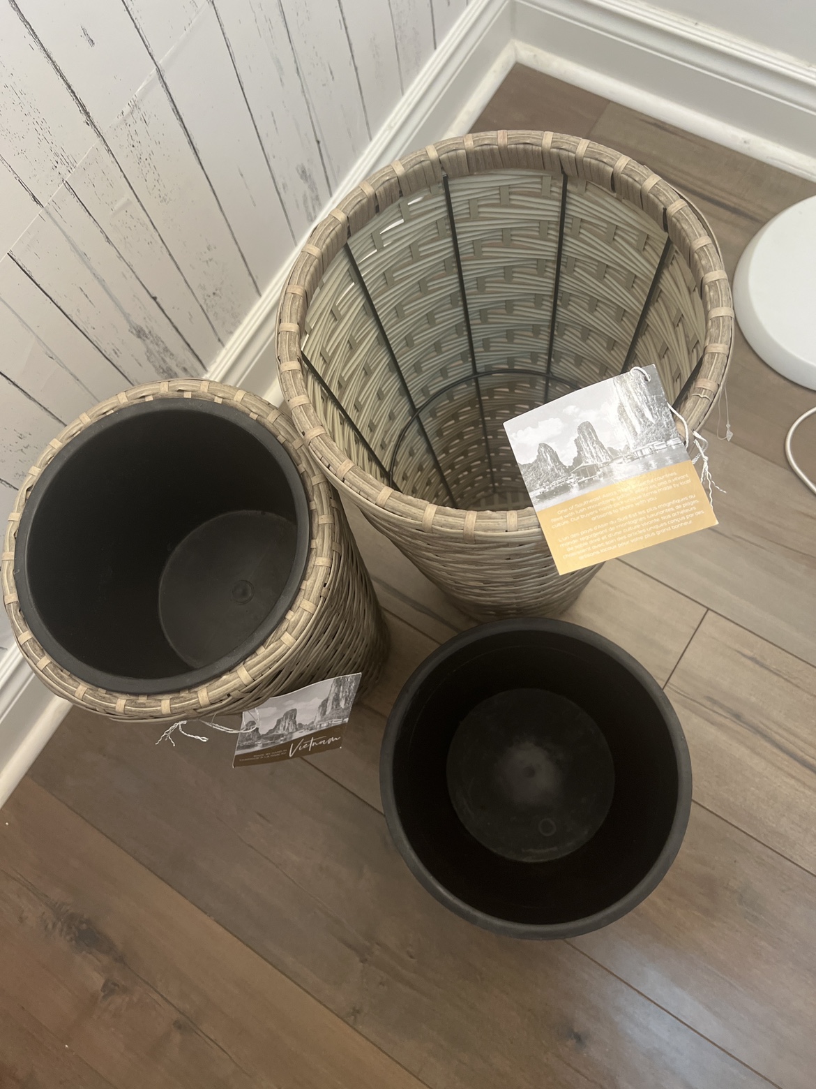 Woven plant pot - photo 2