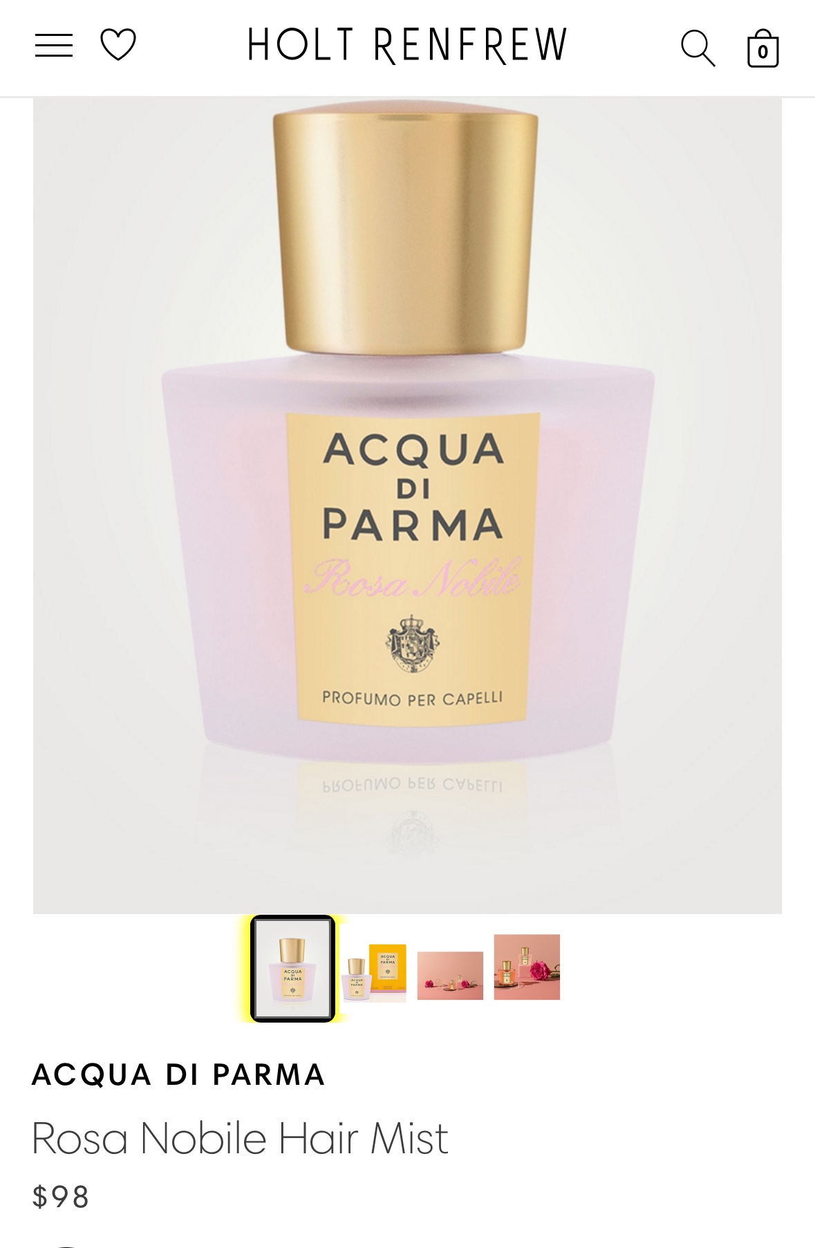 Aqua Di Parma rose hair perfume & rose hand cream brand new image indicator(2)