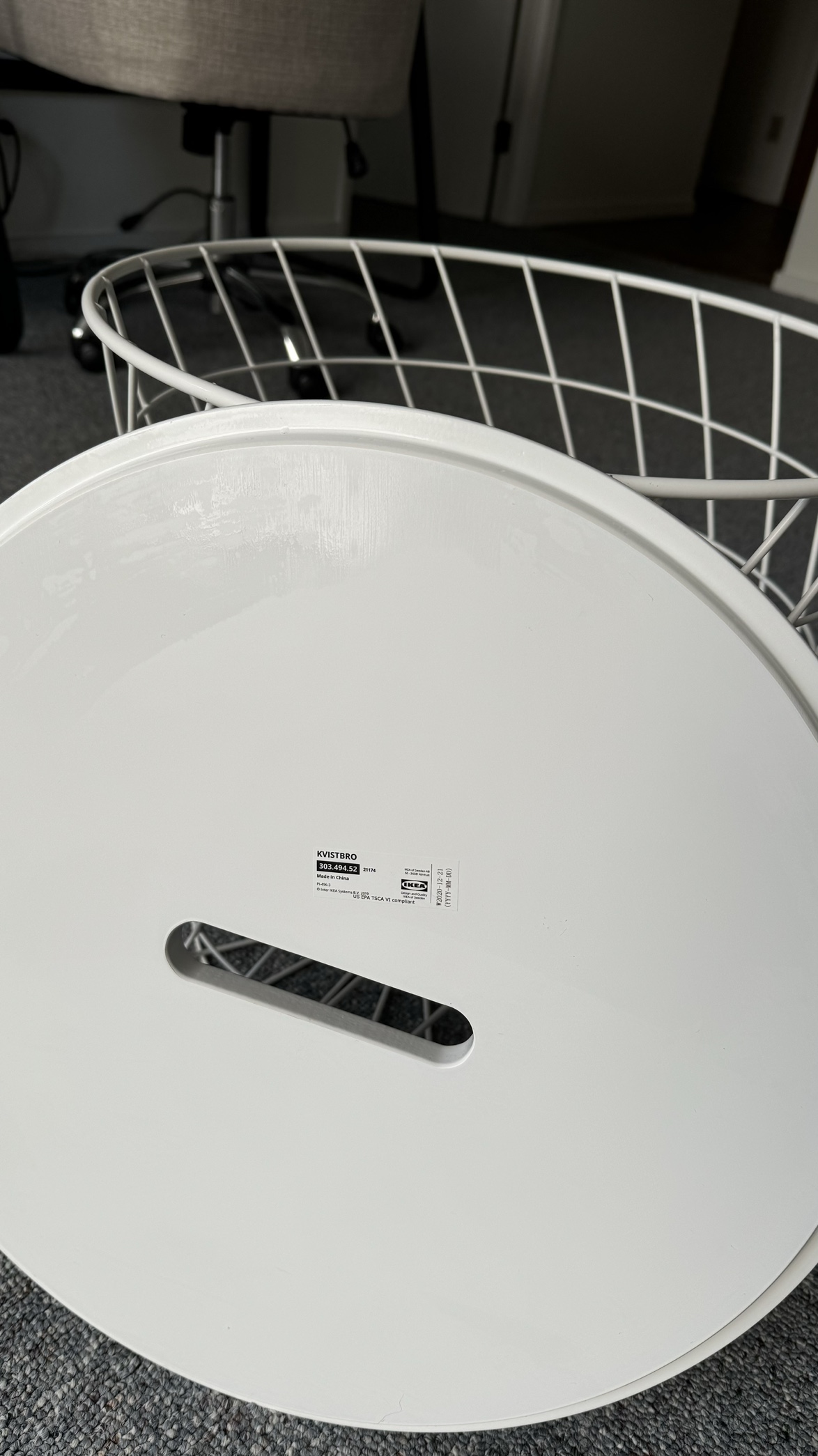 Ikea KVISTBRO Storage table (White) - photo 3