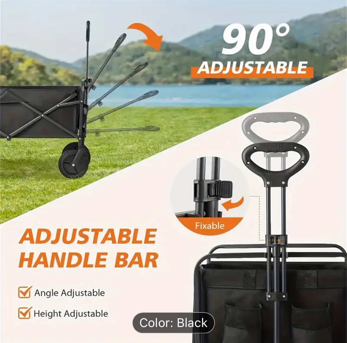 Foldable Rolling Cart - photo 3