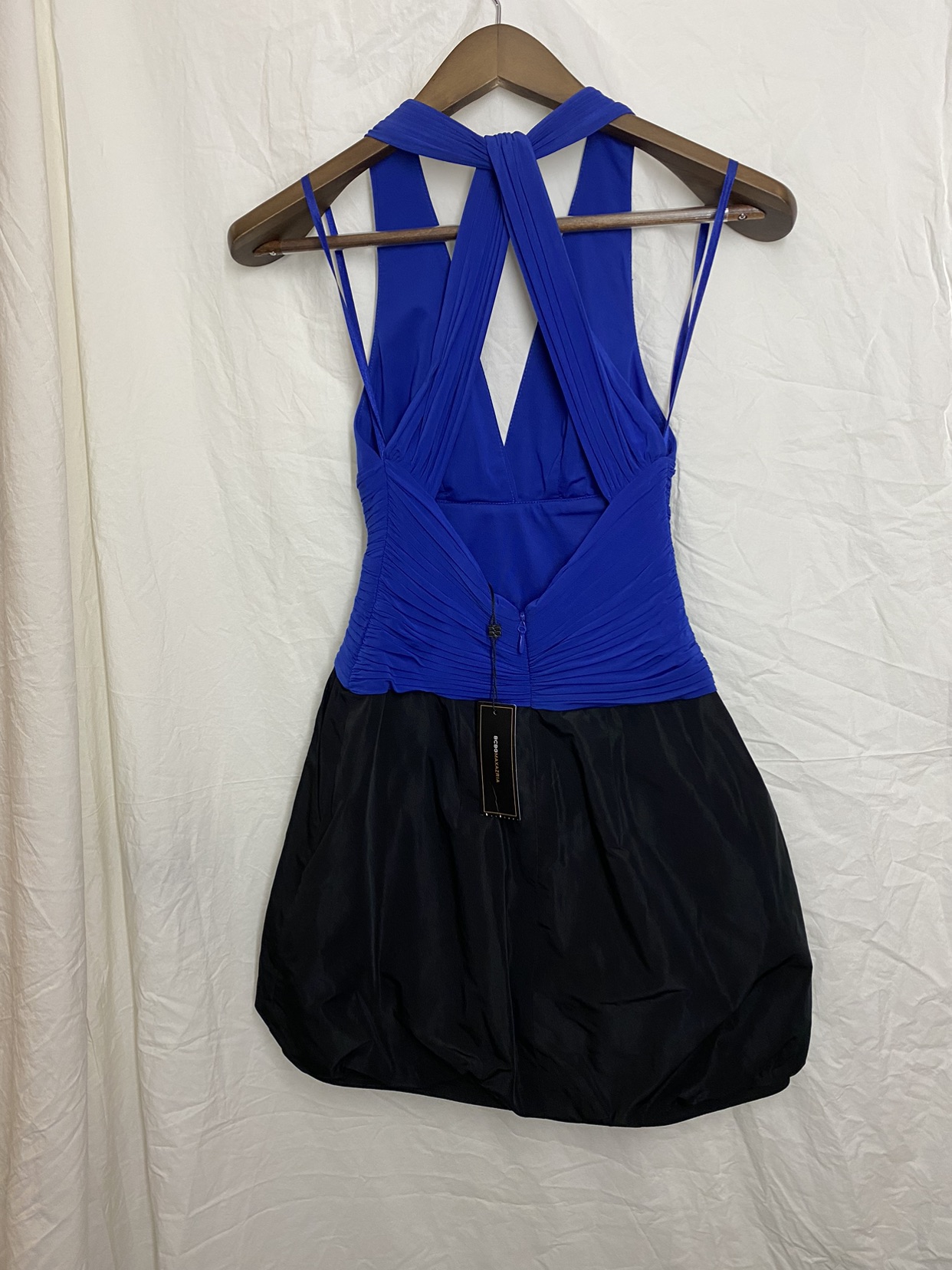 BCBGMaxAzria Dress w/ Taffeta Bubble Skirt image indicator(3)
