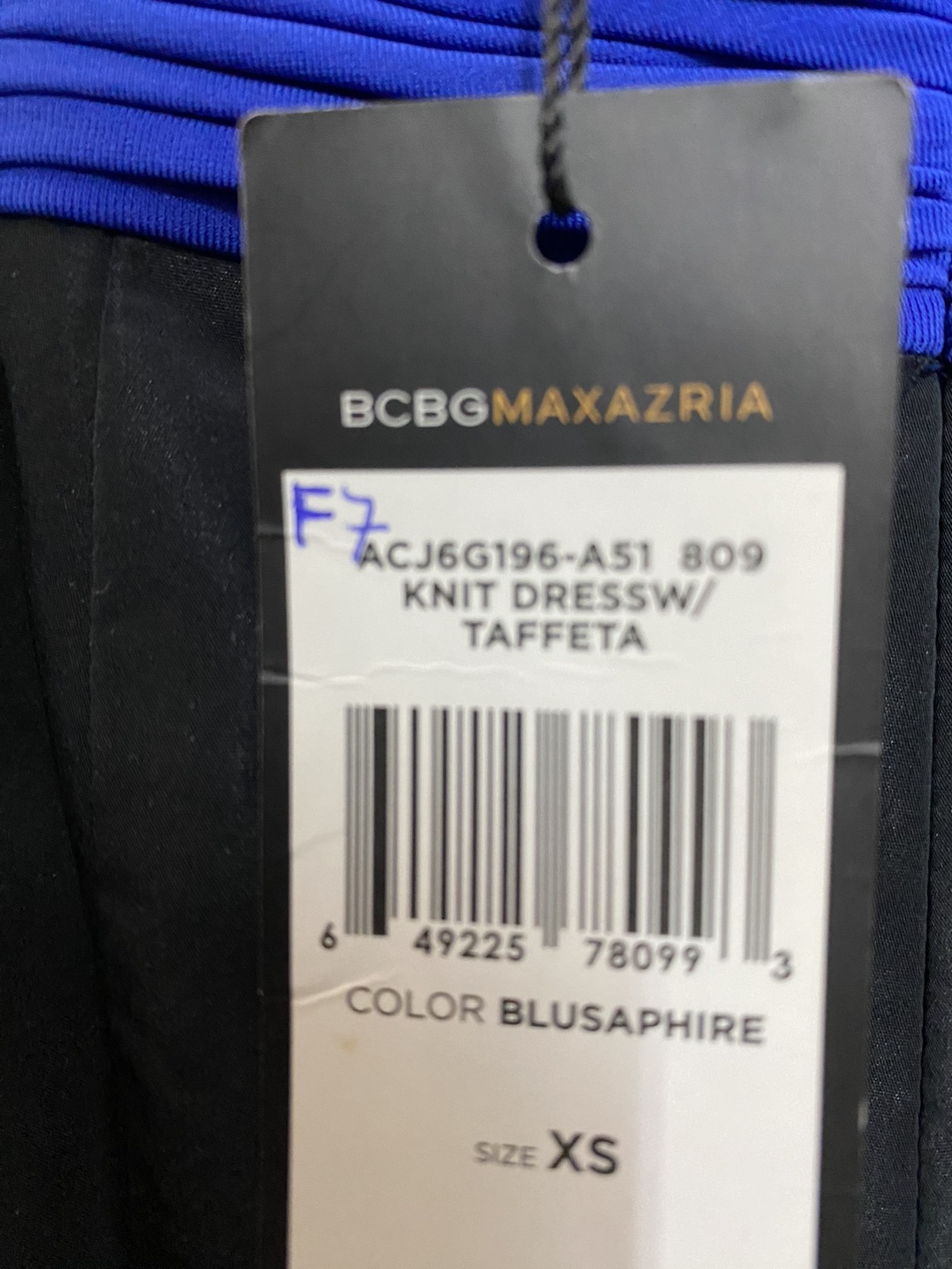 BCBGMaxAzria Dress w/ Taffeta Bubble Skirt image indicator(5)