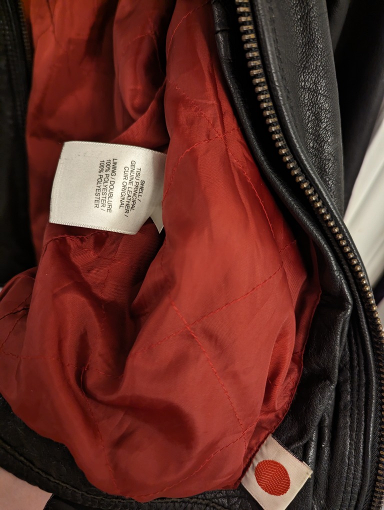 Superdry Leather Jacket Speed-Sport Medium ( U.S. Small ) image indicator(3)