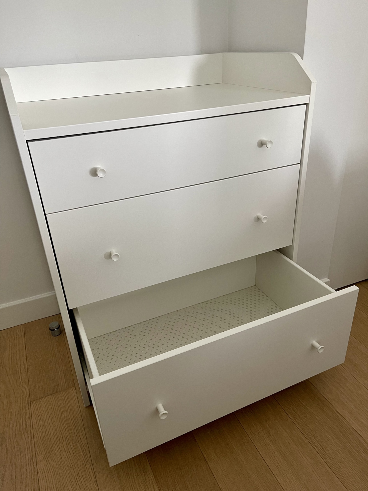 IKEA HAUGA 3-drawer chest, white, image indicator(5)