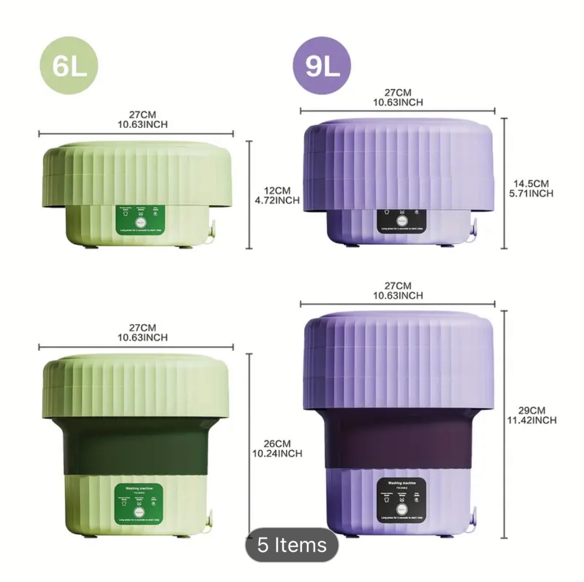 Portable Mini washer 6L - photo 4