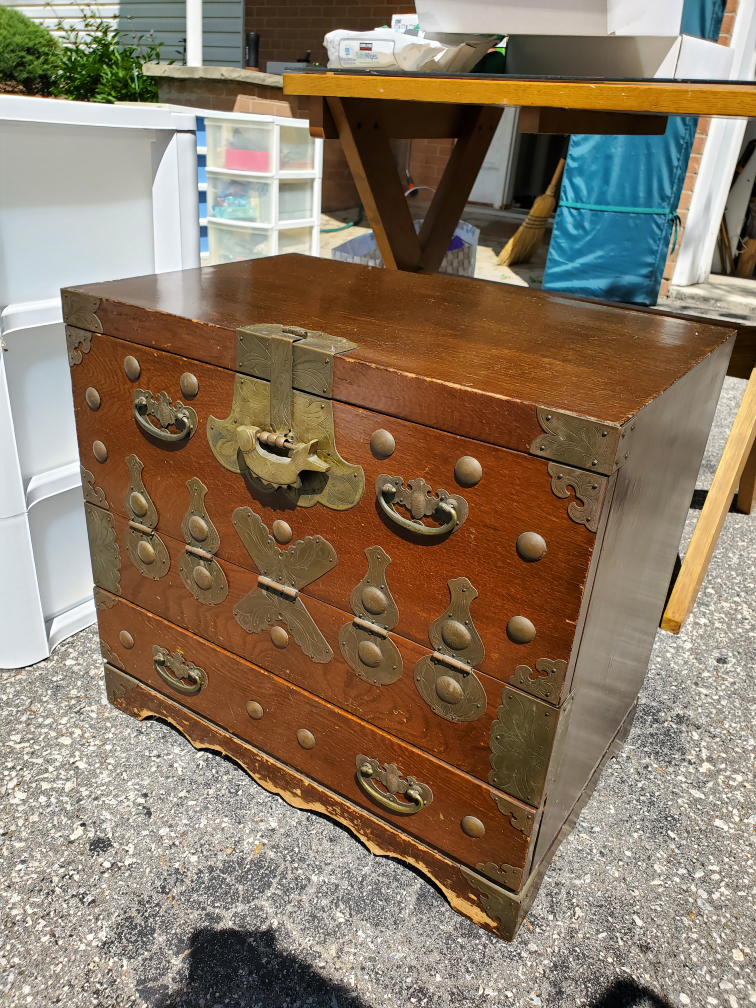 Korean antique side table