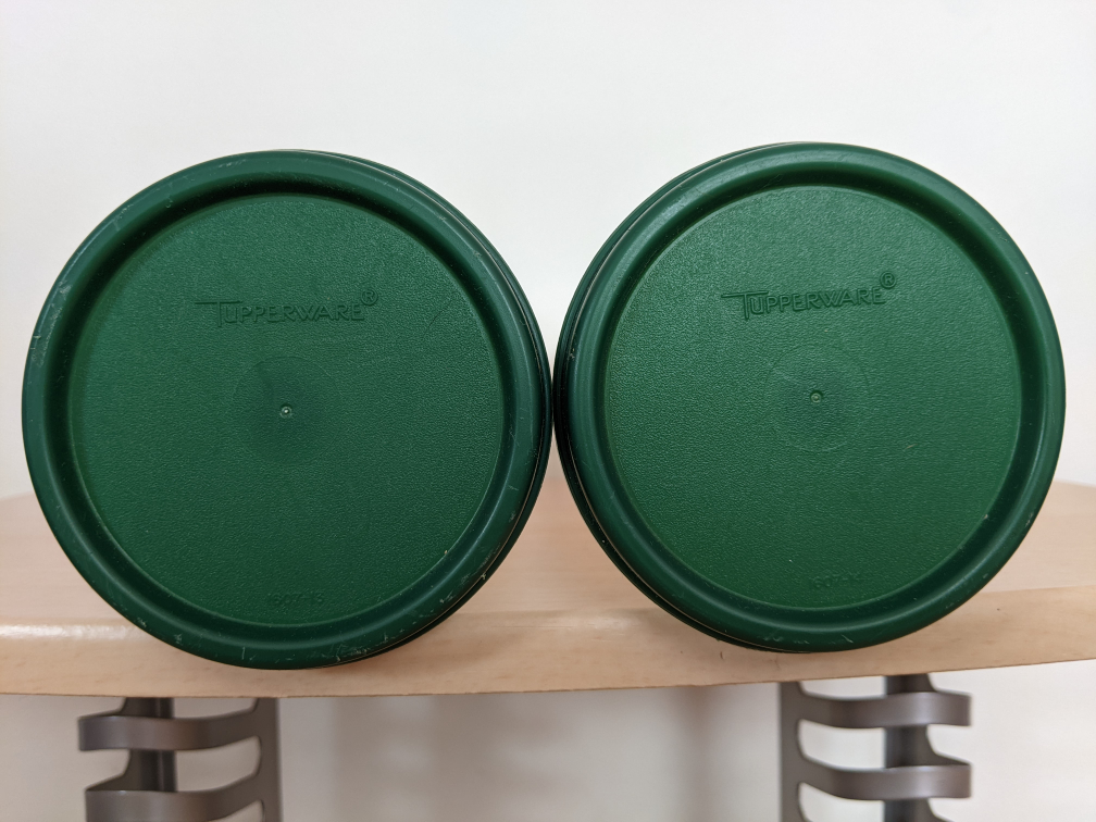 Tupperware Spaghetti Pasta Containers Vintage Antique(Set Of 2)🥕 - photo 3