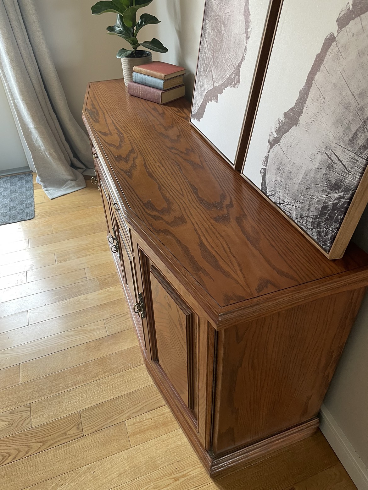 Solid oak sideboard - photo 3