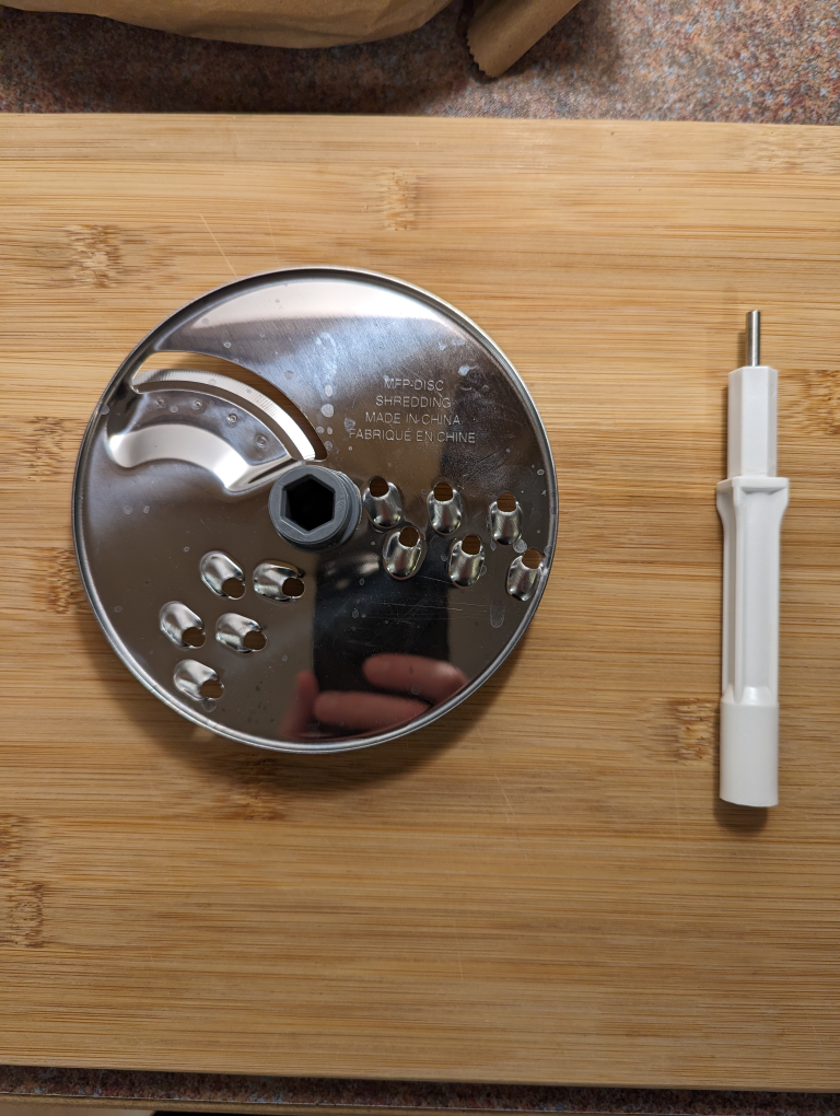Cuisinart replacement slicing/shredding disc with stem image indicator(2)
