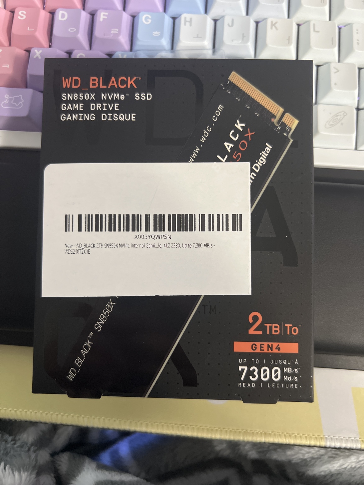 WD Black 2TB SN850X Internal SSD
