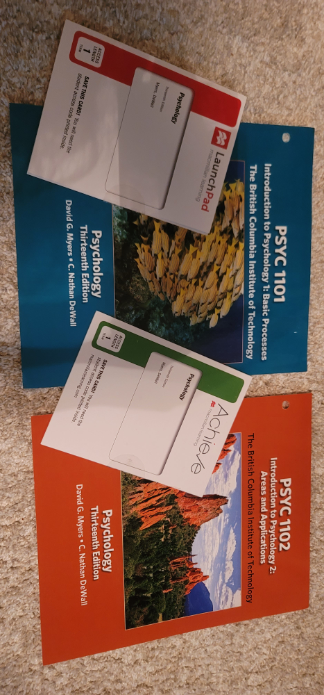BCIT Psychology books OBO
