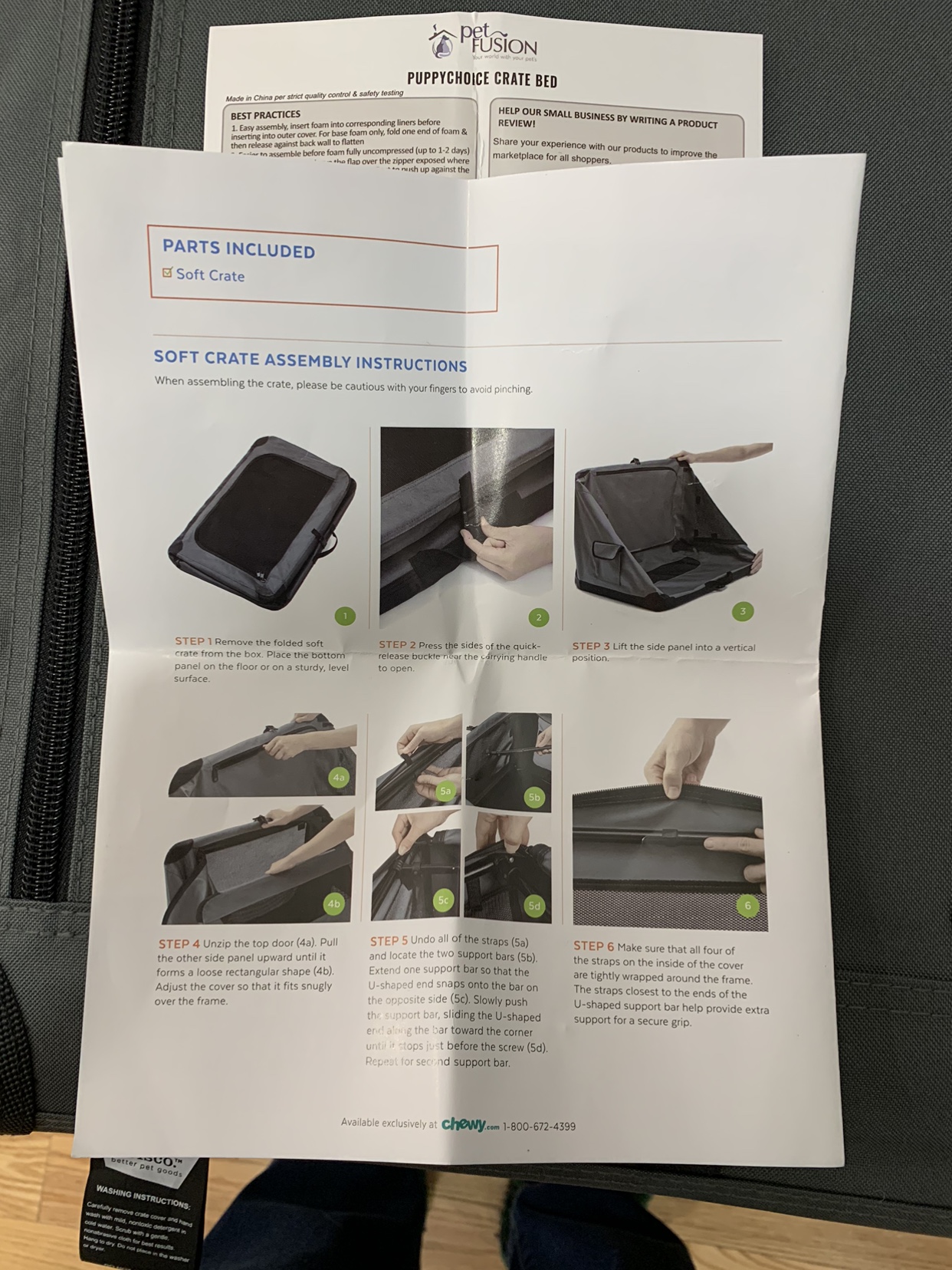 Frisco  3-Door Collapsible Soft-Sided Dog Crate image indicator(4)