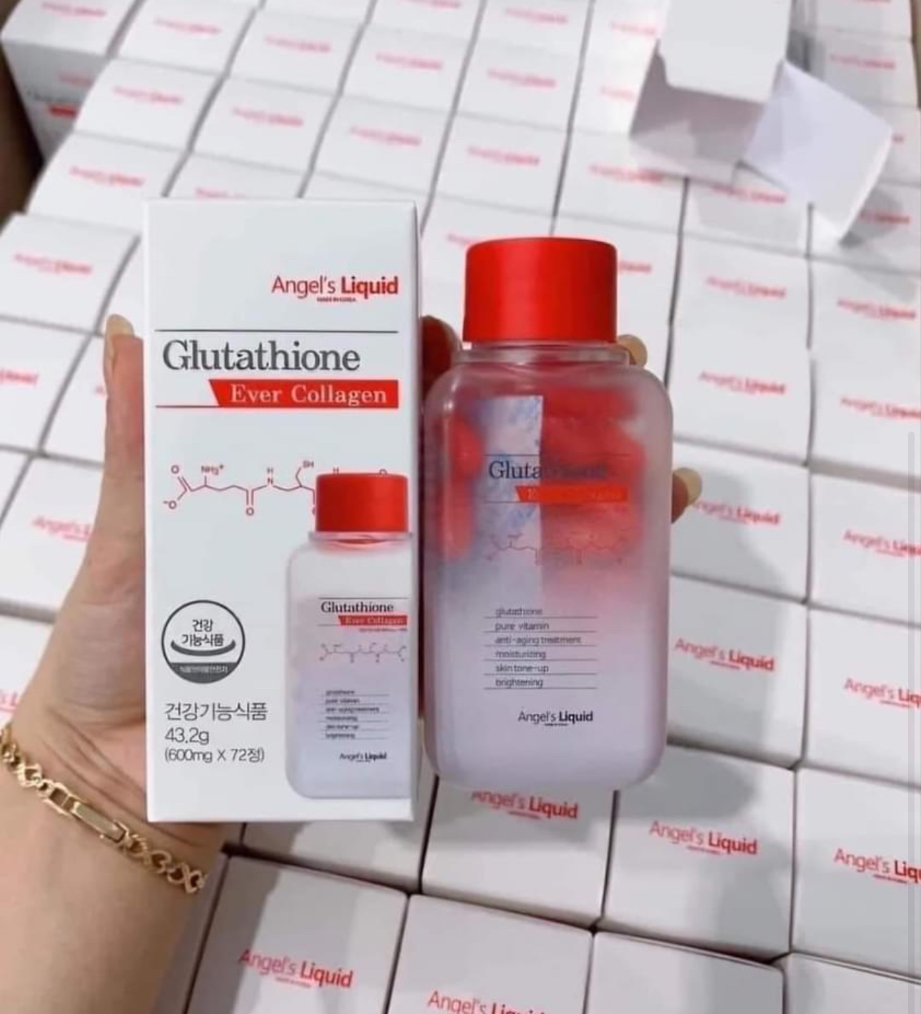 Angel’s Liquid Glutathione Ever Collagen capsules