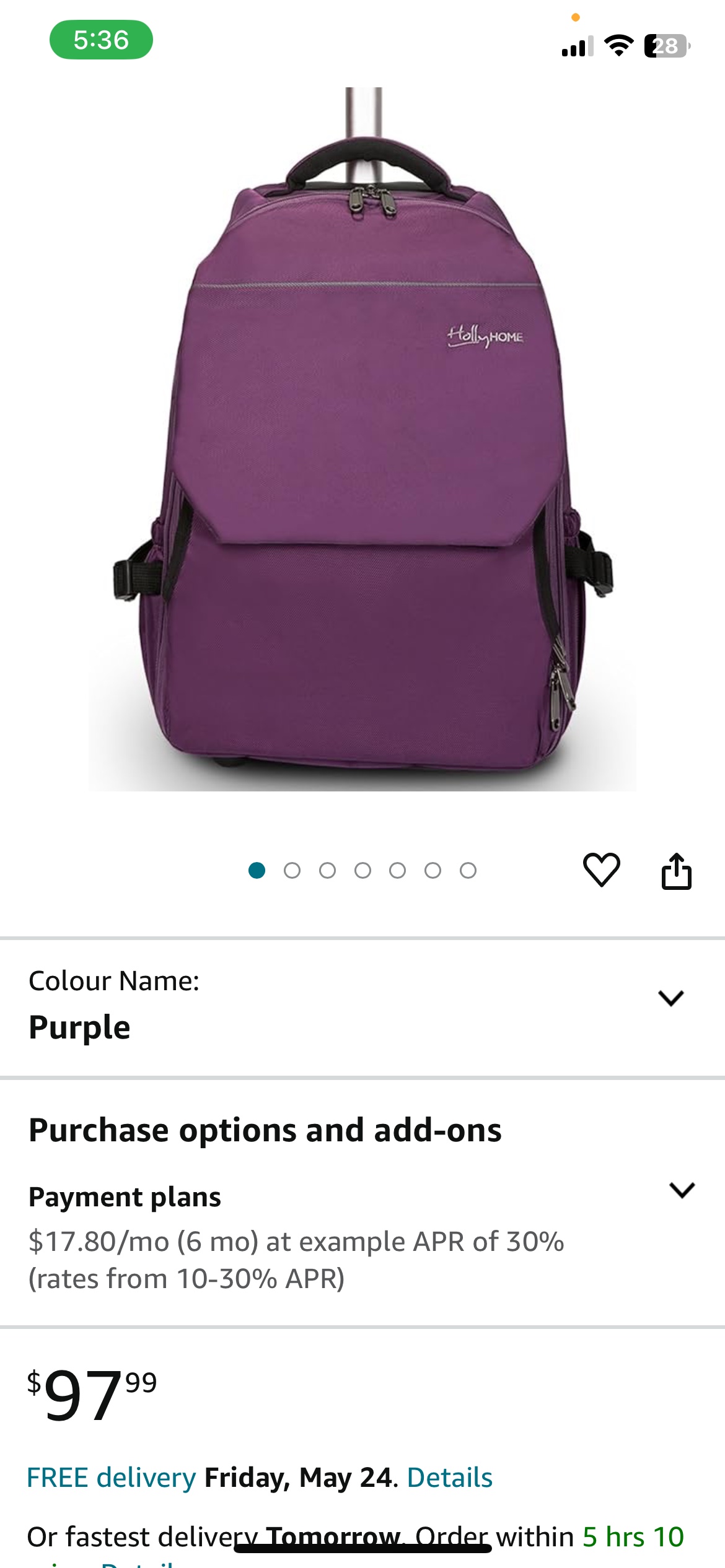 Roller Backpack