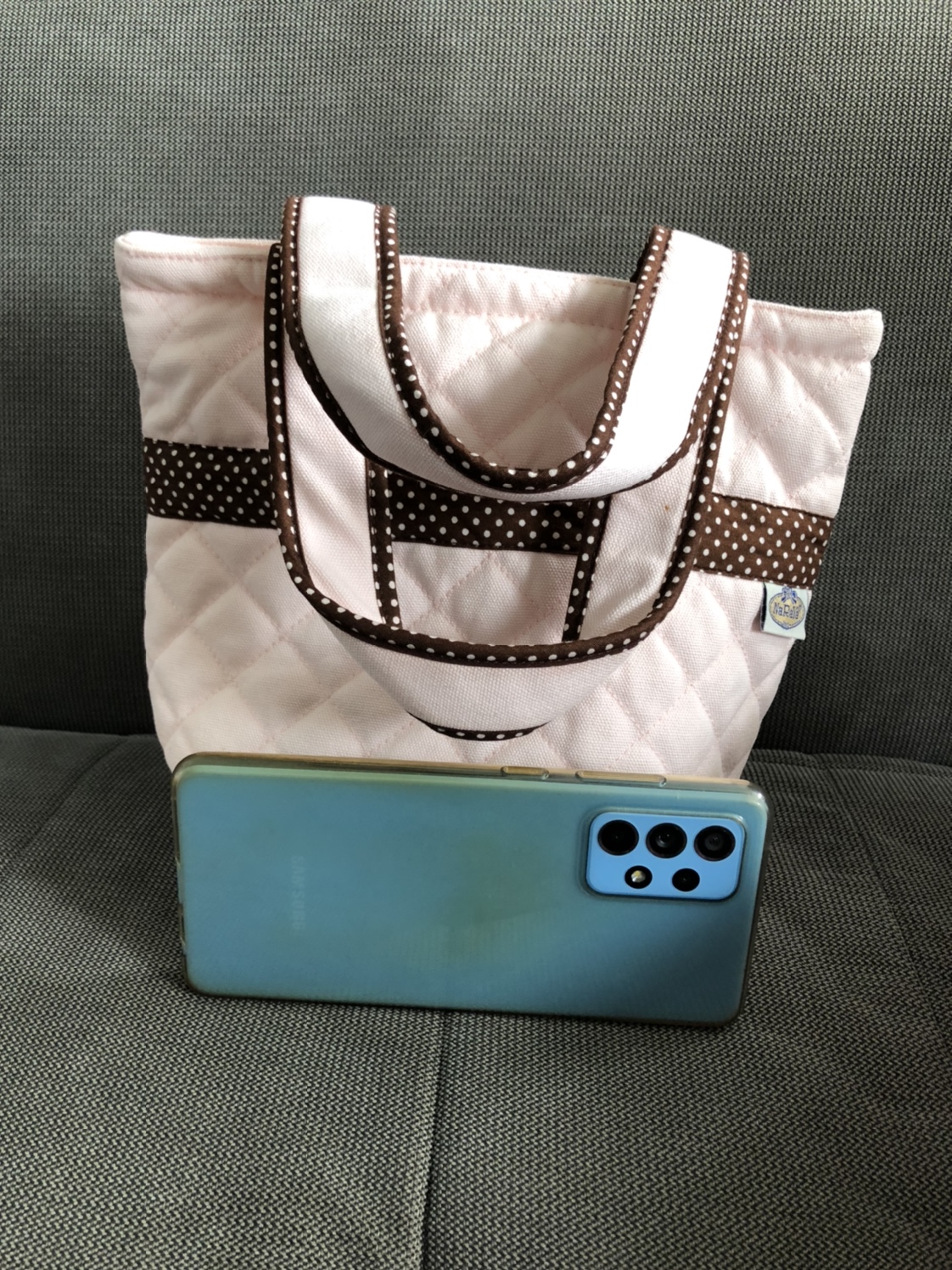 Cute pink polka dot ribbon bow handbag bag NaRaYa - photo 2