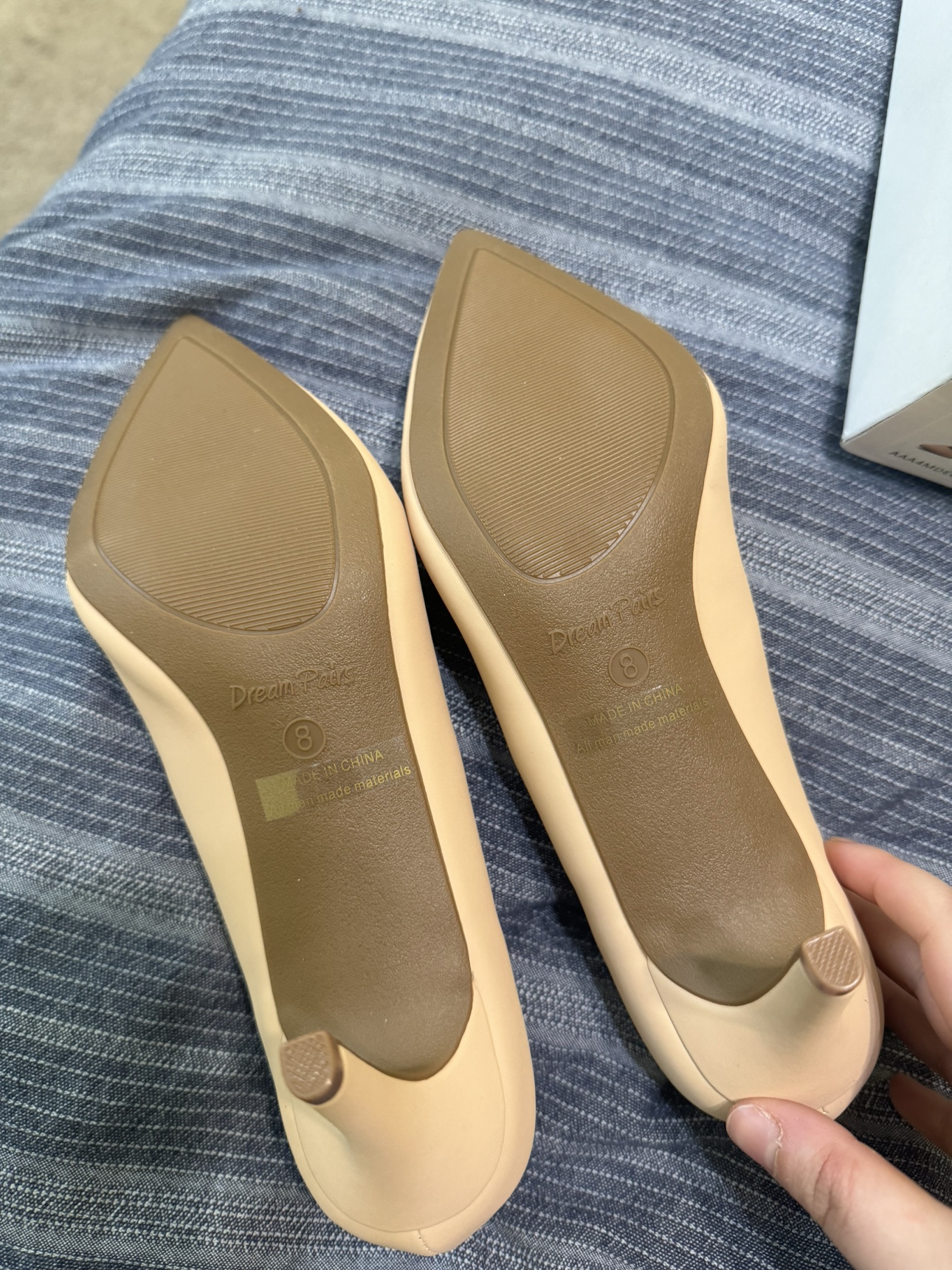 BNIB Dream Paris Nude High Heel Shoes- Size 8 - photo 2