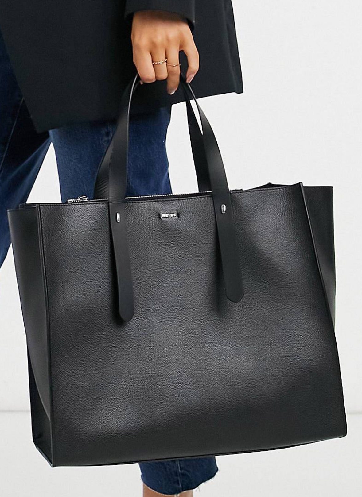 REISS Swaby Leather Tote Bag - photo 5