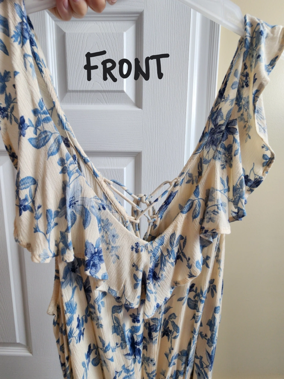 floral romper 💙 image indicator(3)