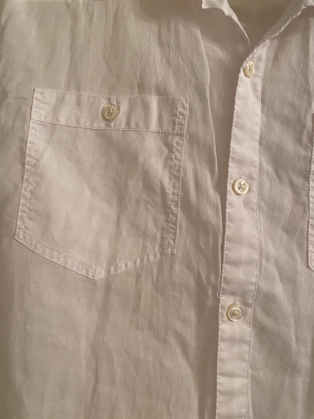 Light weight white cotton shirt image indicator(4)