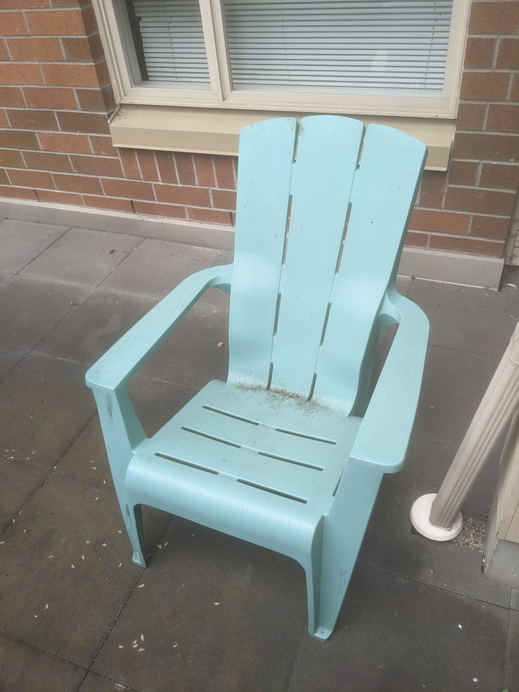 outdoor Adirondack chairs x4