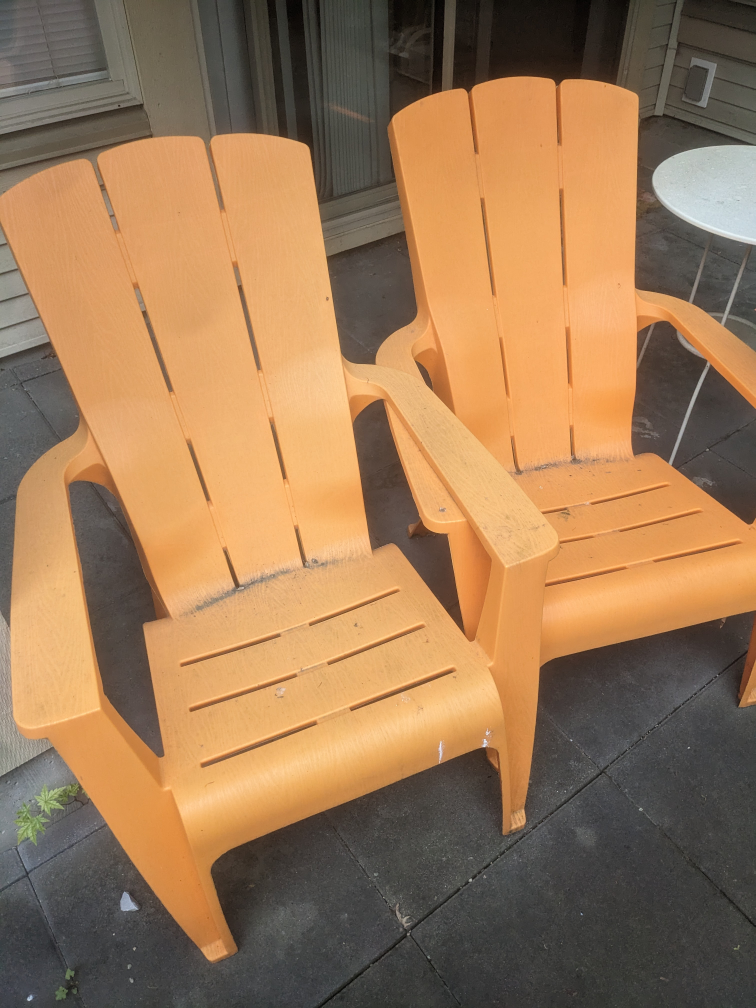 outdoor Adirondack chairs x4 - photo 2