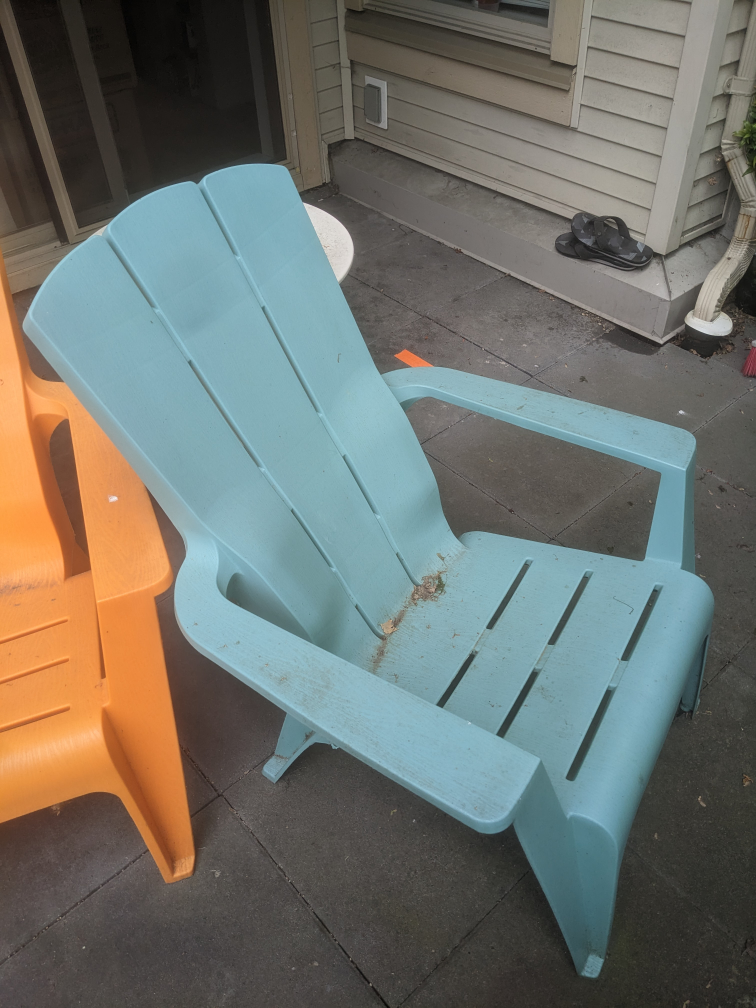 outdoor Adirondack chairs x4 - photo 3