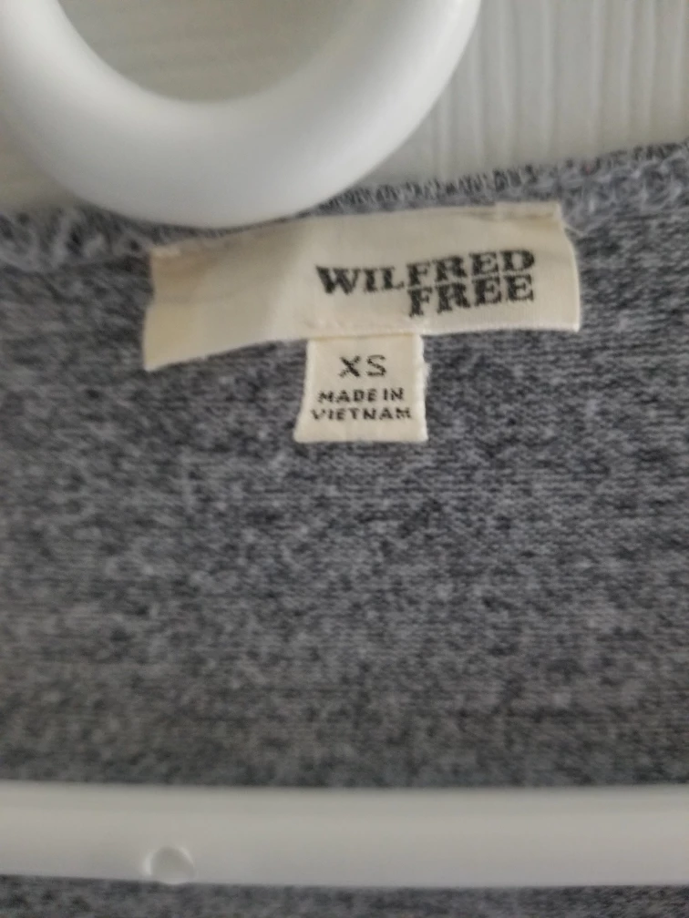 TNA Aritzia Wilfred Free Grey Sexy Bodysuit XS image indicator(3)