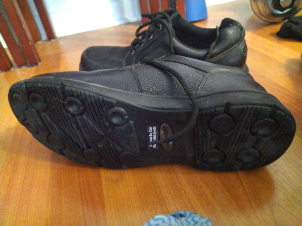 Rockport leather dress/work moc shoe size 11 W image indicator(5)