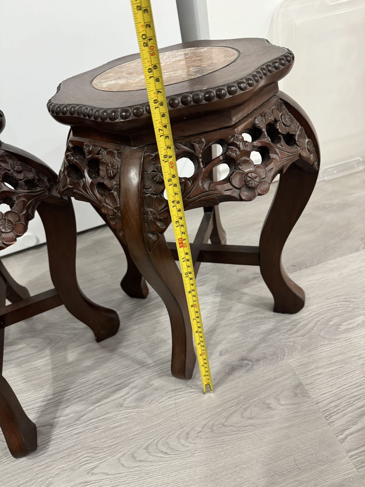 2 Marble Planter stand / End Side Table/ stool - photo 2