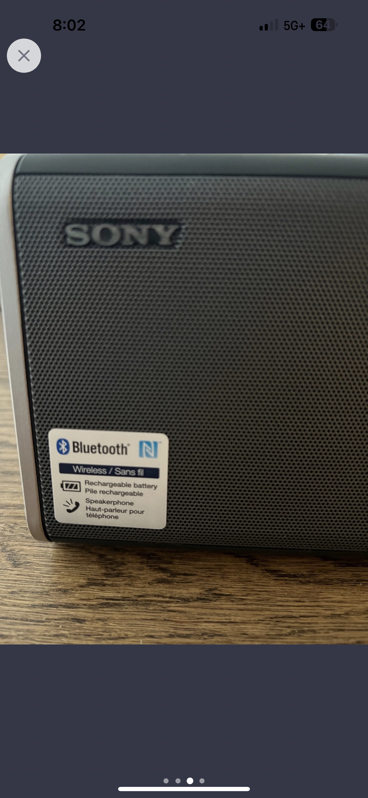 Sony Bluetooth Speaker - photo 3
