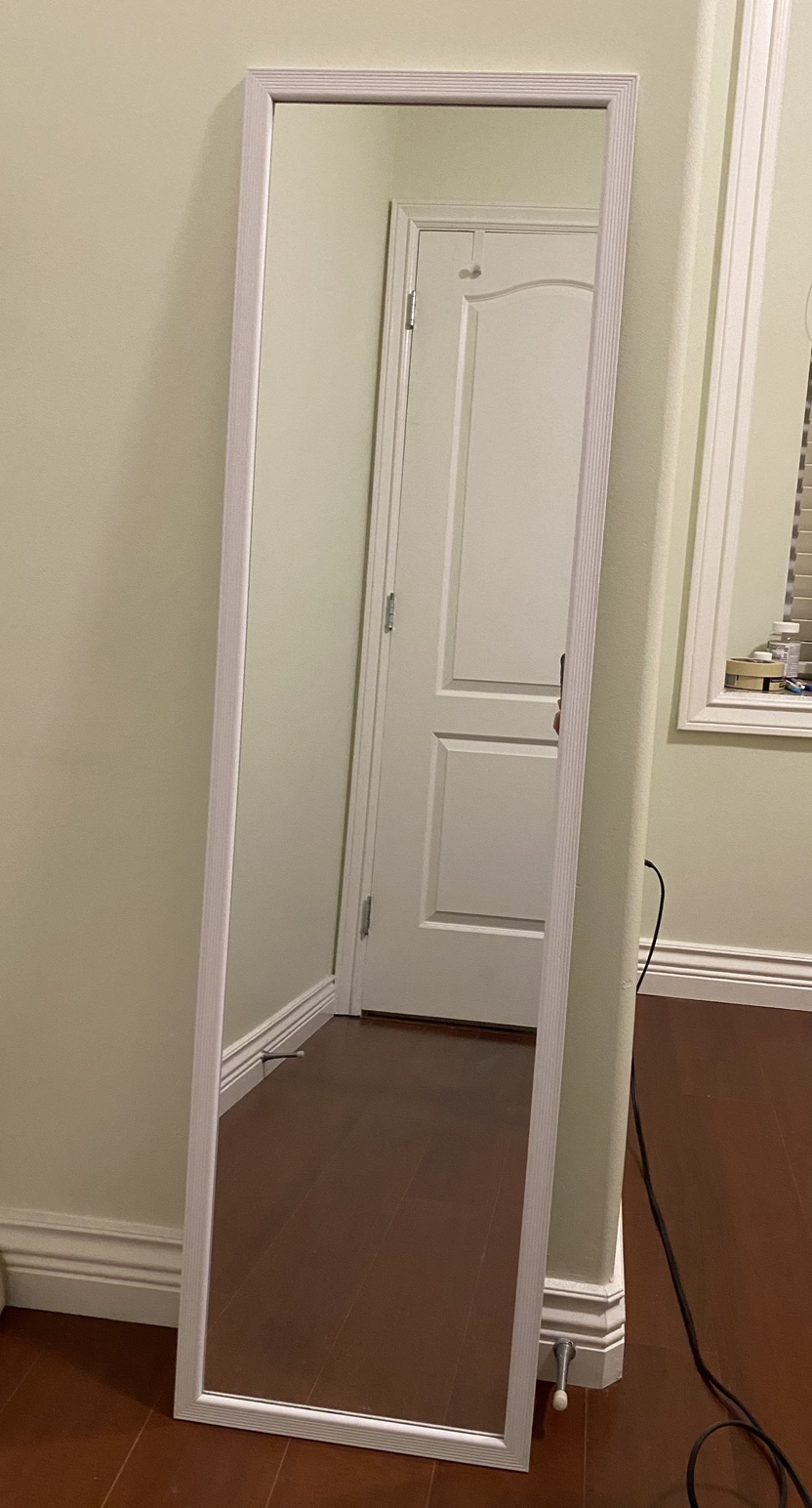 White mirror, 14inx50in