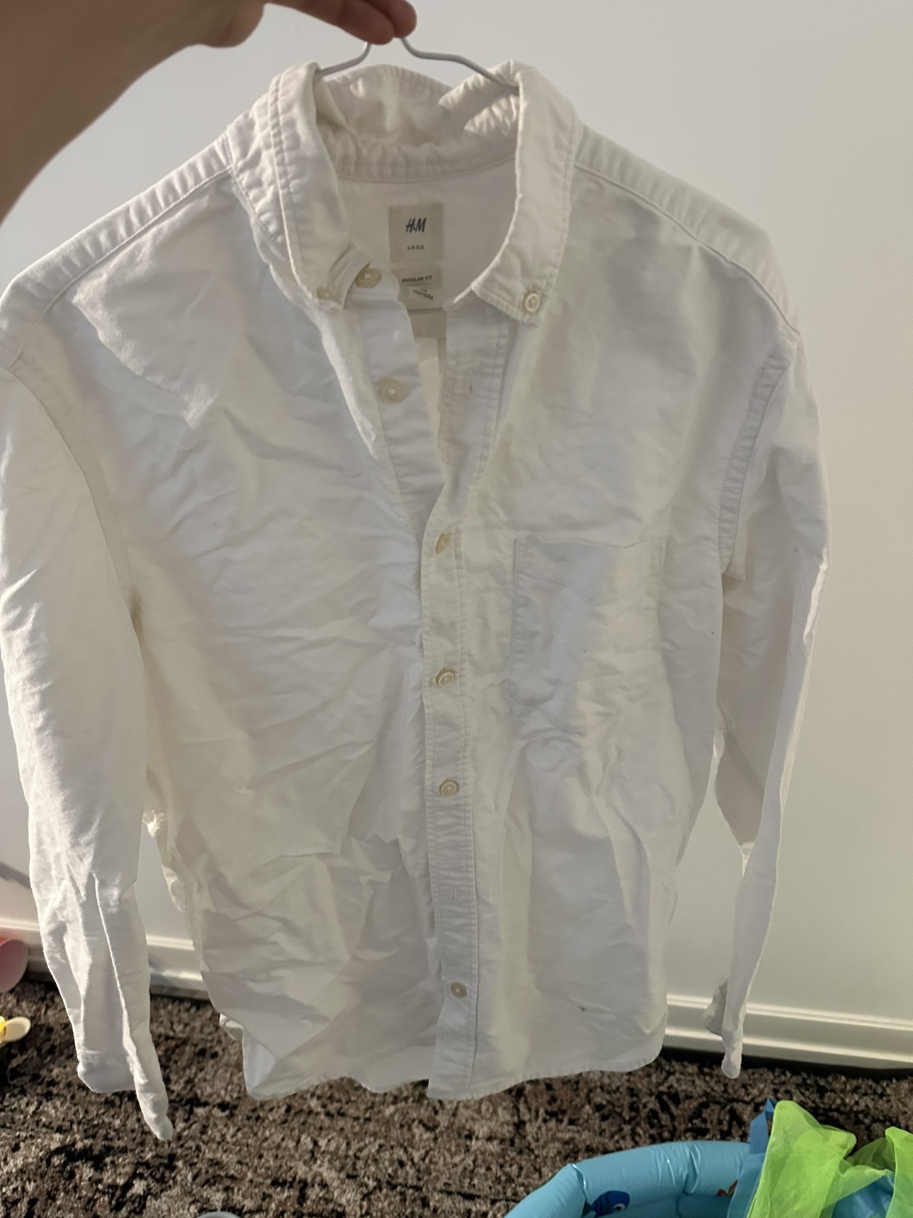 White shirt MALE size L - photo 3