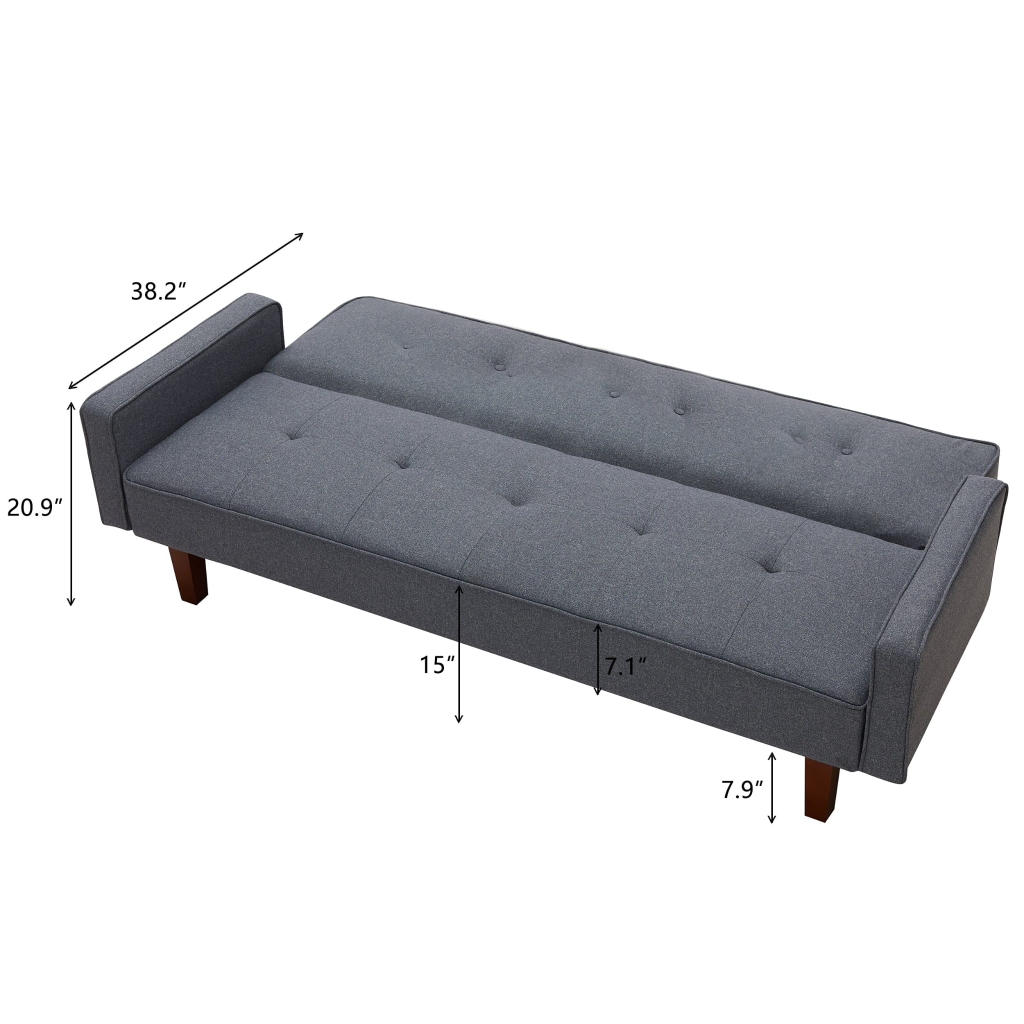 Nathalia 75 square arm sleeper sofa bed - photo 3