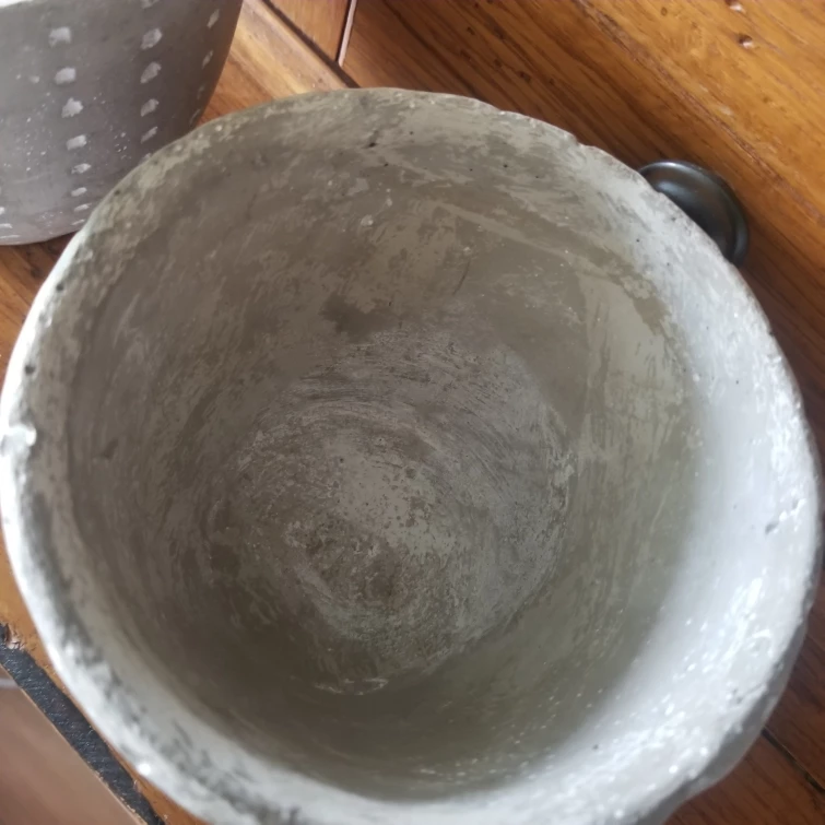 TAG Ltd 2 Small Stone Planter Vases, Home Decor 🧡 image indicator(2)