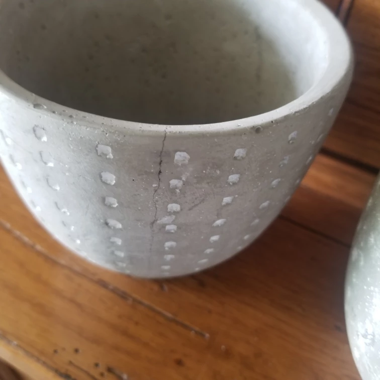 TAG Ltd 2 Small Stone Planter Vases, Home Decor 🧡 image indicator(5)