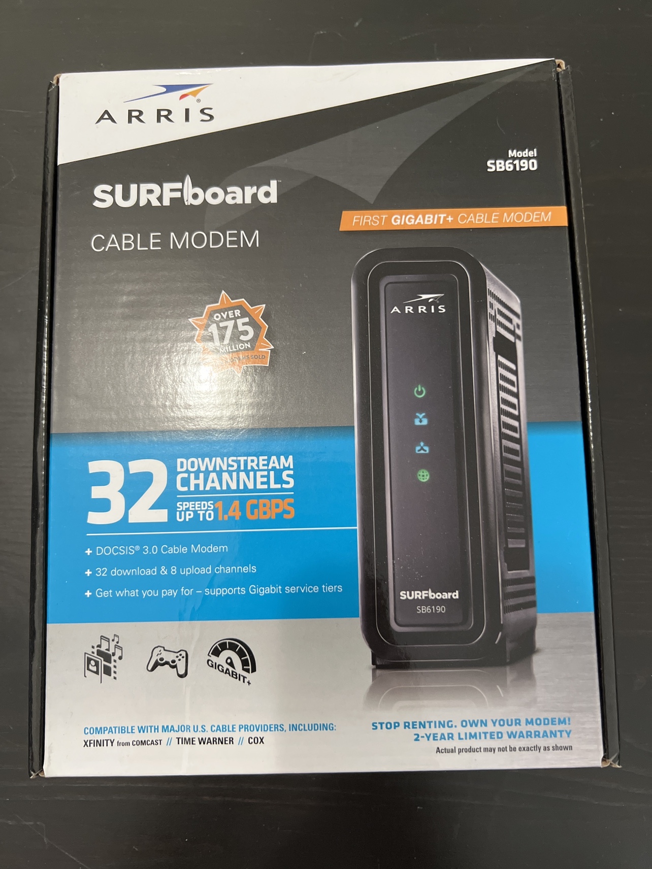 Arris Surfboard Gigabit Cable Modem thumbnail