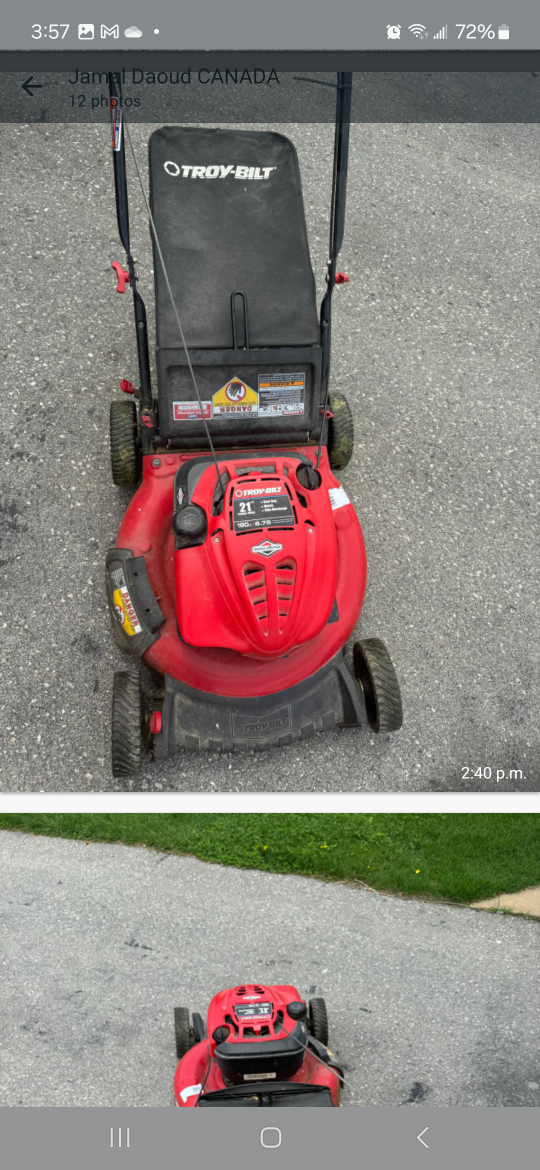 Gas Lawnmore & electric trimmer - photo 2