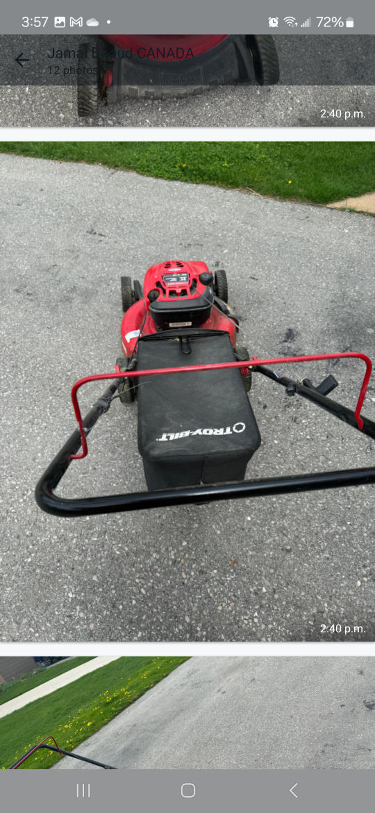 Gas Lawnmore & electric trimmer - photo 3
