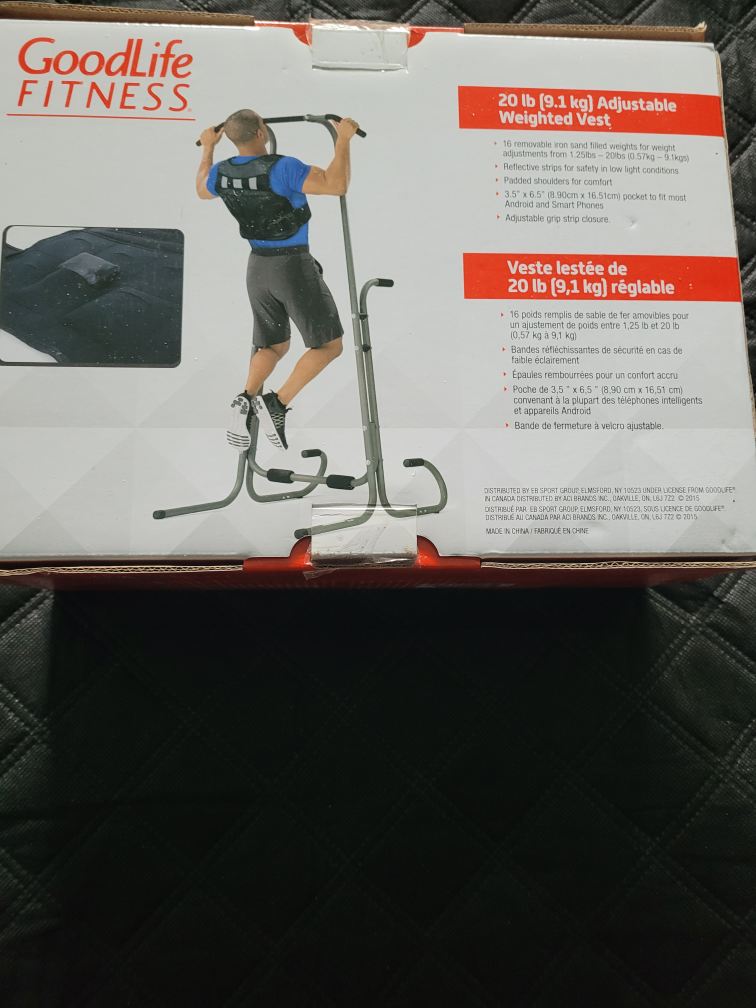 20 lb Adjustable Weighted vest image indicator(2)