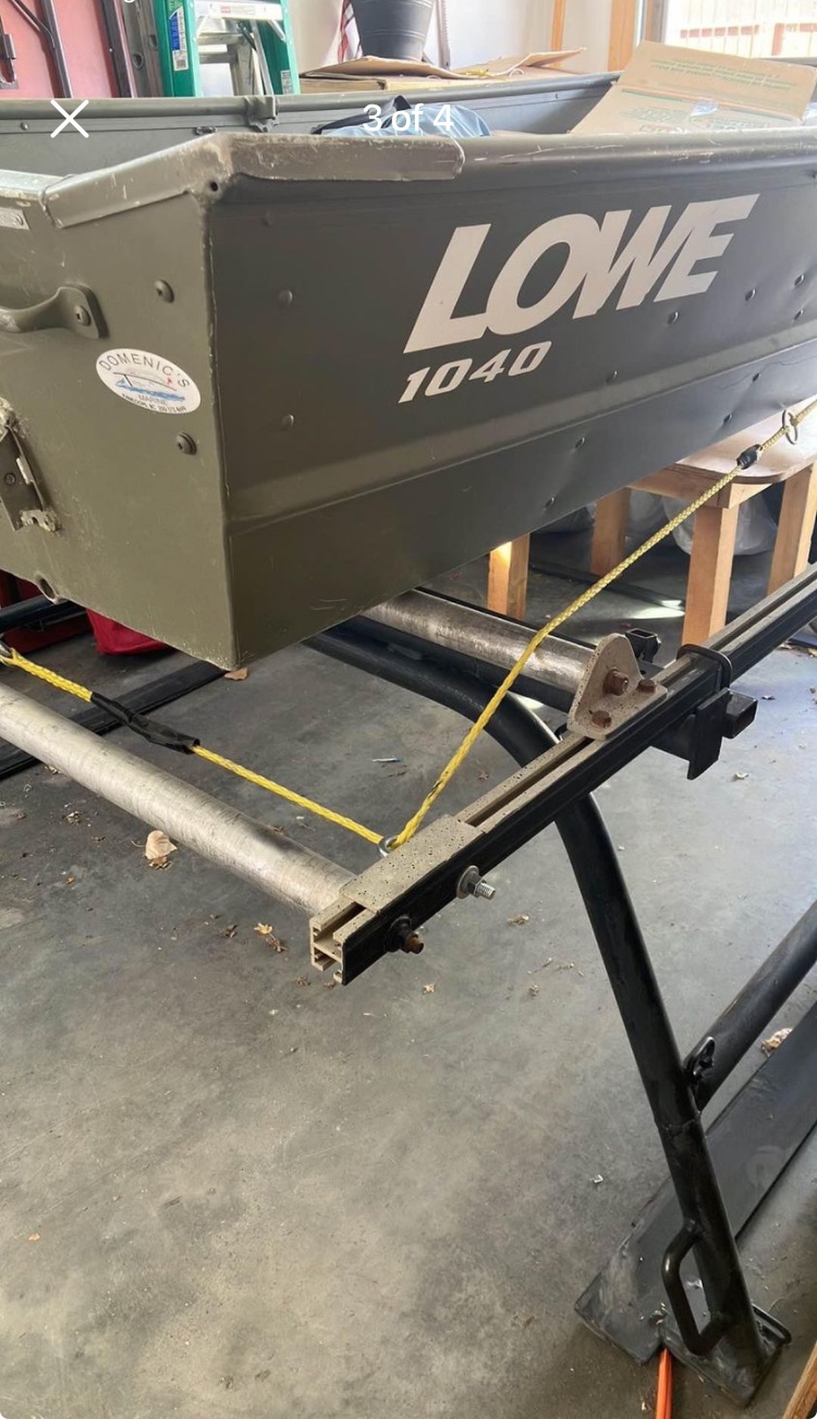 Boat rack with auto boat loader optional boat motor etc - photo 4