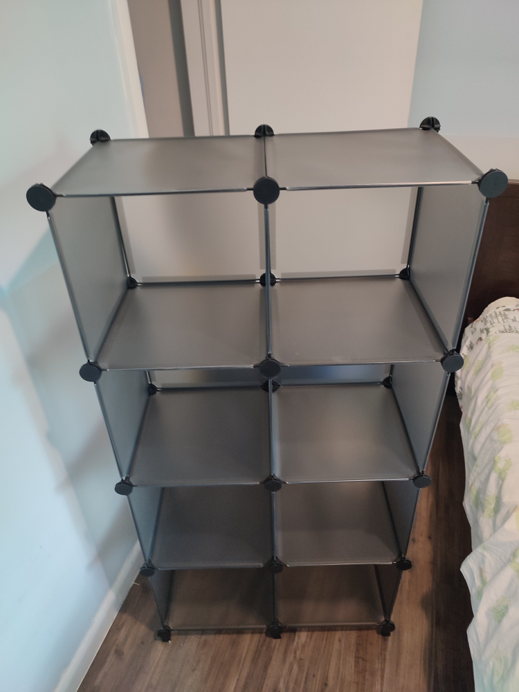 Grey 8 Cube Storage Unit - photo 5
