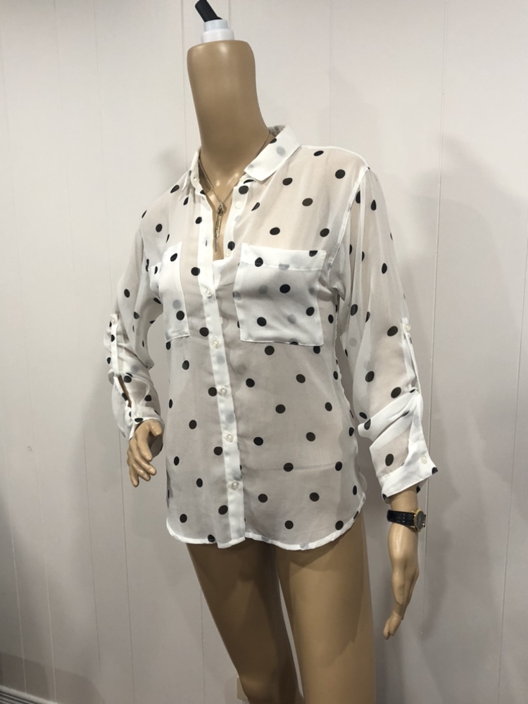 Garage clothing polka dot blouse image indicator(2)