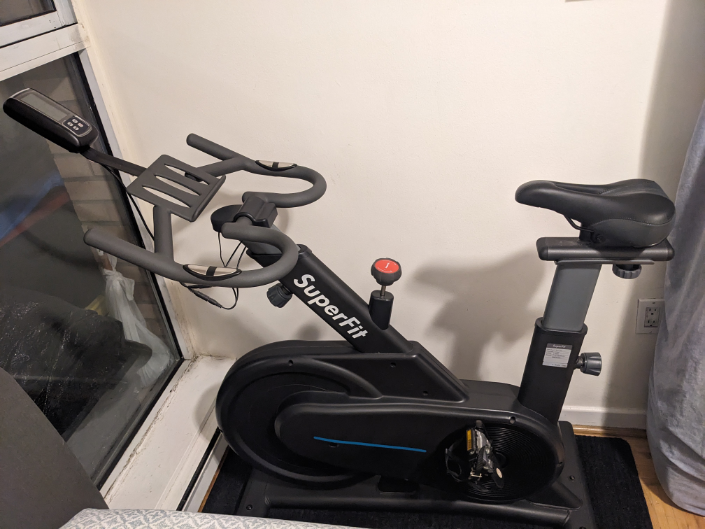 Gymax Magnetic Exercise Gym Bike Indoor Cycling Bike