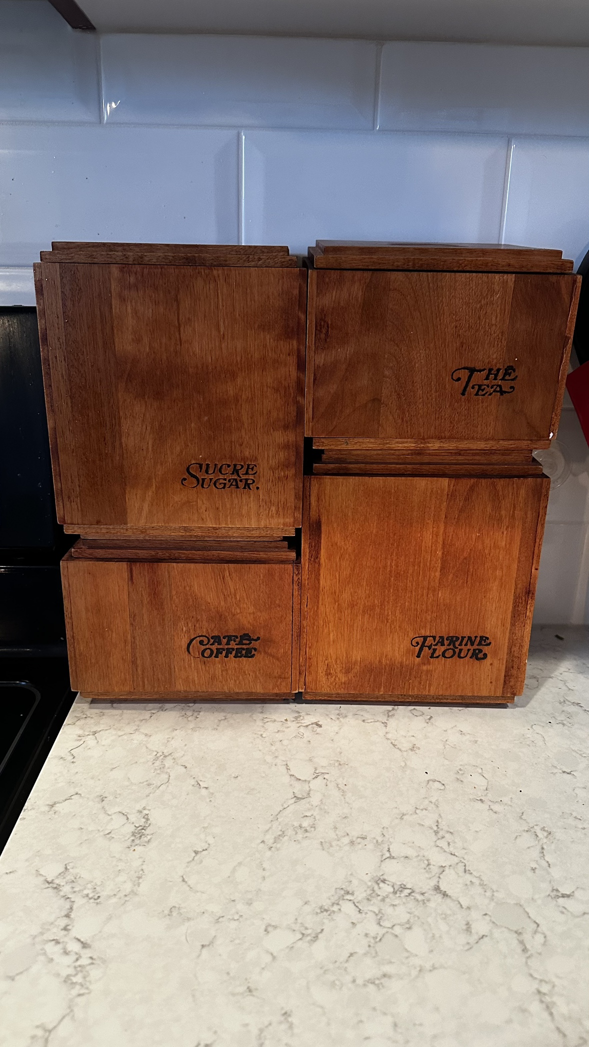 Wooden Kitchen Containers