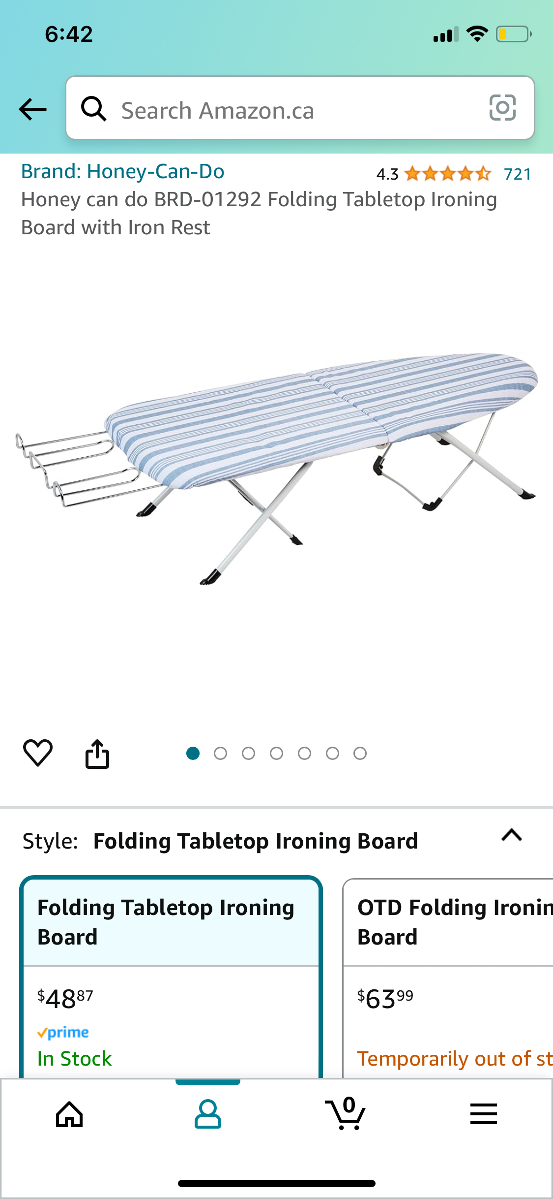 Foldable iron table - photo 2