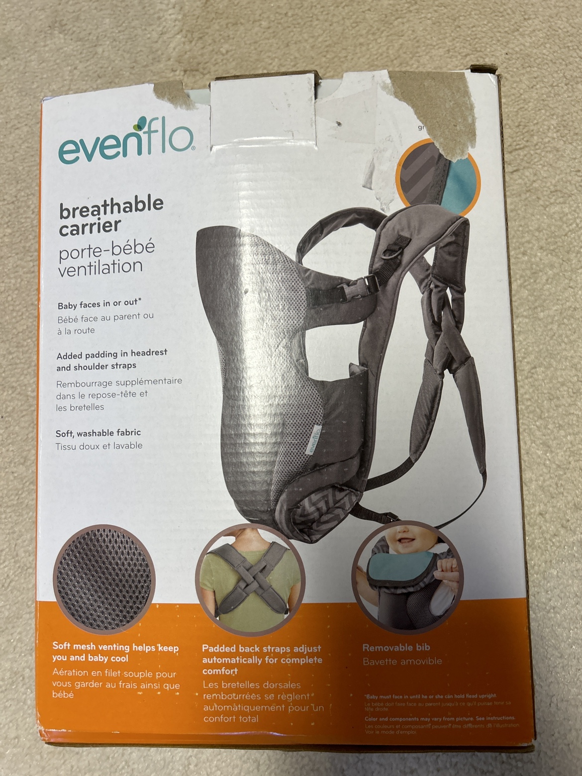 Evenflo Baby carrier- new never used - photo 2